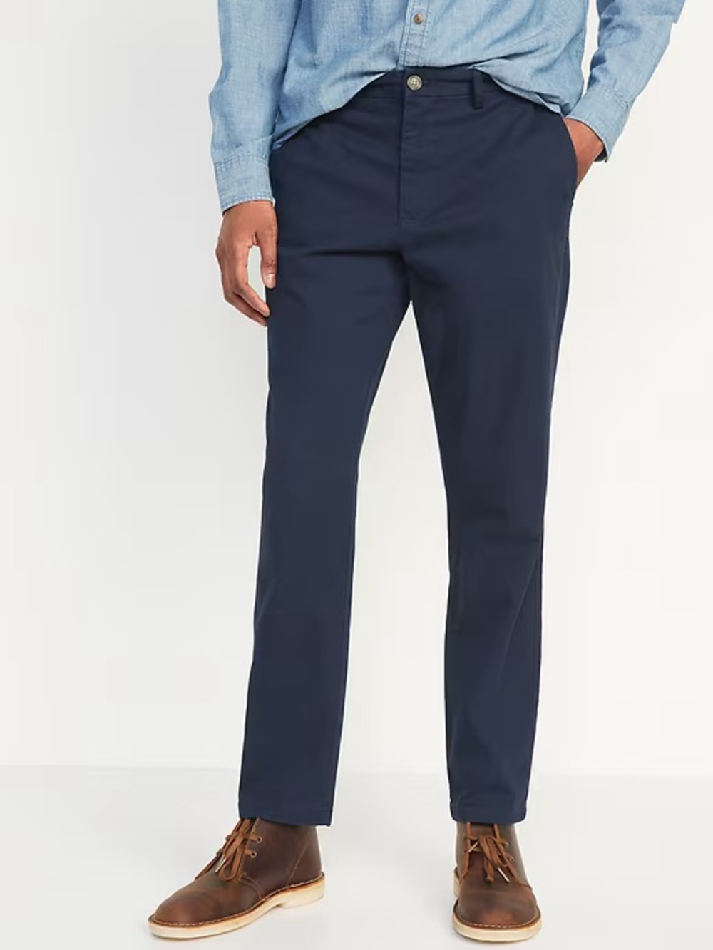 Old Navy Men's Navy Straight Chinos